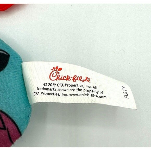 2019 Chick-fil-A Test Yer Love 4 Chikin Plush Clip - Picture 4 of 4